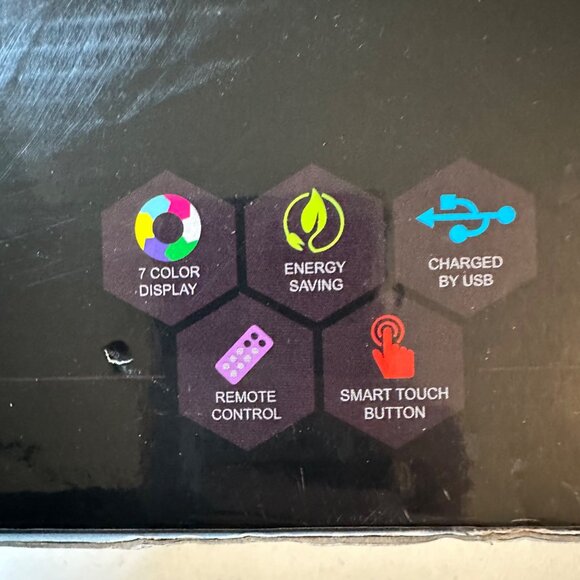 3D Illusion Star Wars Night Light With Remote Control Yoda Darth Vader Chewbacca - Picture 3 of 13